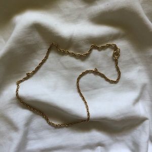 Gold chain necklace